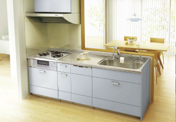 LIXIL シエラ スムースブルー(キッチン)の施工イメージ